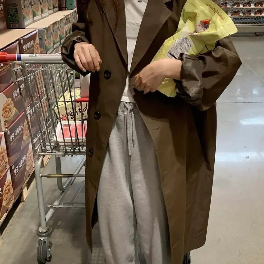 [BUNJANG] Bymood Vintage Trench Coat / bymood 바이무드 빈티지 야상 트렌치 코트