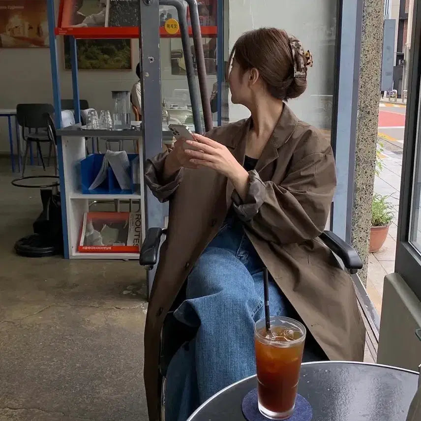 [BUNJANG] Bymood Vintage Trench Coat / bymood 바이무드 빈티지 야상 트렌치 코트