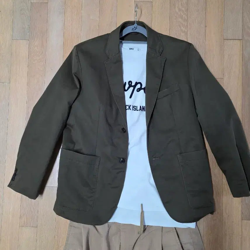 [BUNJANG] BESLOW STANDARD Olive Jacket M / BESLOW STANDARD 올리브 자켓 M 카키
