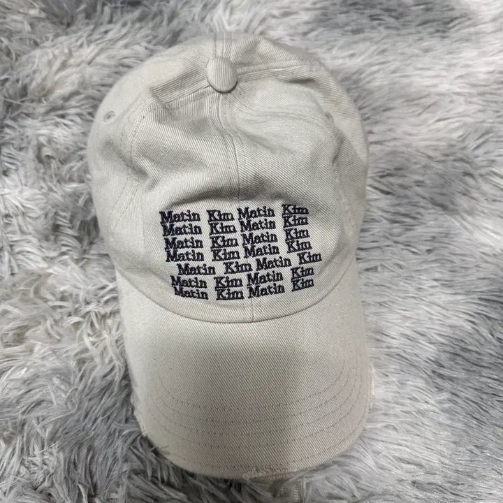 [BUNJANG] Matinkim Vintage Lettering Ball Cap / 마땡킴 빈티지 레터링 볼캡 모자