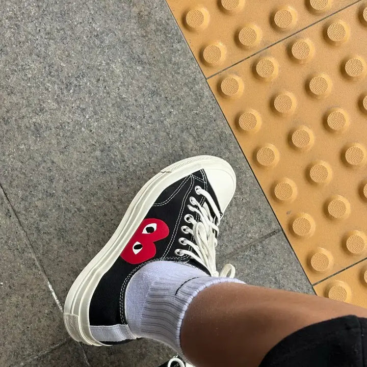 [BUNJANG] Comme des Garcons Canvas Sneakers / 꼼데가르송캔버스