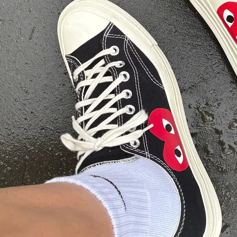 [BUNJANG] Comme des Garcons Canvas Sneakers / 꼼데가르송캔버스