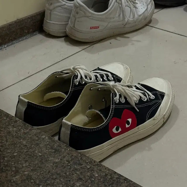 [BUNJANG] Comme des Garcons Canvas Sneakers / 꼼데가르송캔버스