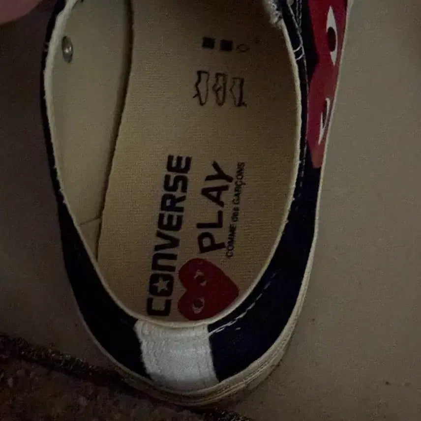 [BUNJANG] Comme des Garcons Canvas Sneakers / 꼼데가르송캔버스