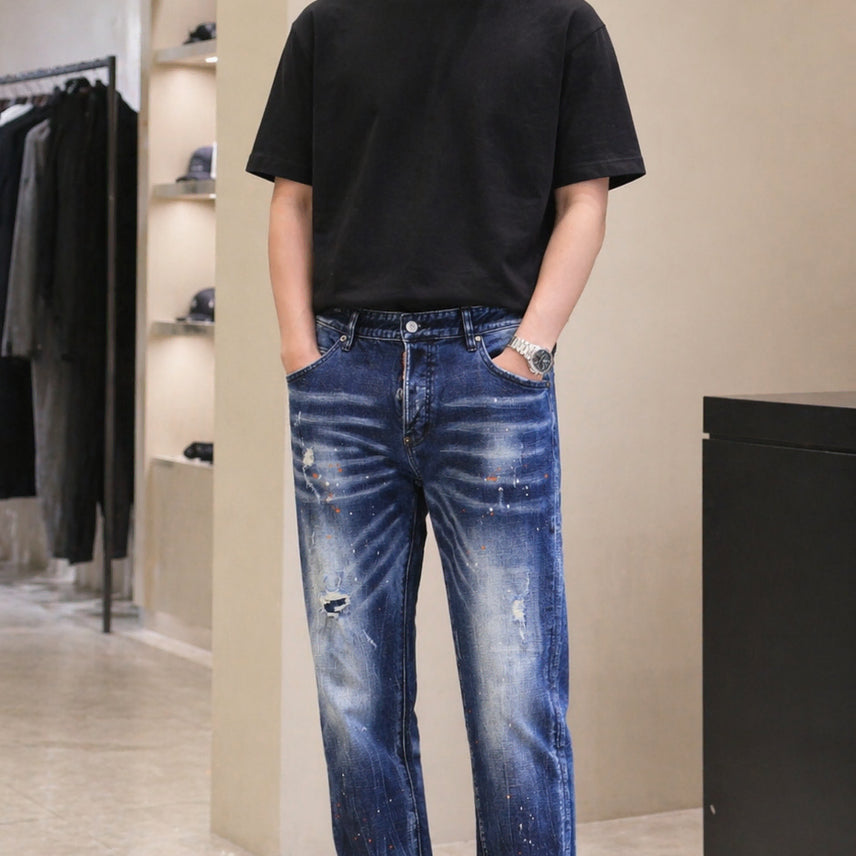 [BUNJANG] Dsquared2 Slim Denim Jeans / 여름까지 쭉 입는 디스퀘어드 넉넉한 35~36