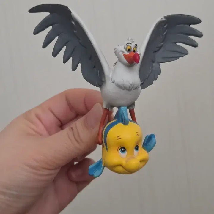 [BUNJANG] Disney The Little Mermaid Flounder &amp; Seagull Ornament / 디즈니 인어공주 플라운더 갈매기 오너먼트