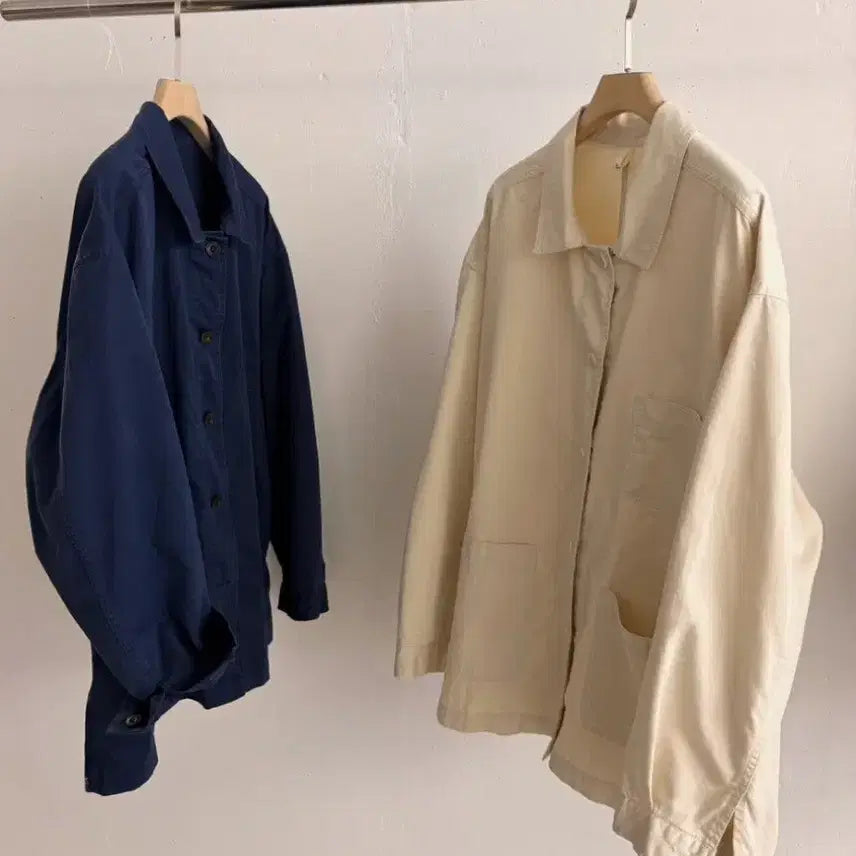 [SOLD OUT] 바스켓 워시드자켓 네이비 새상품