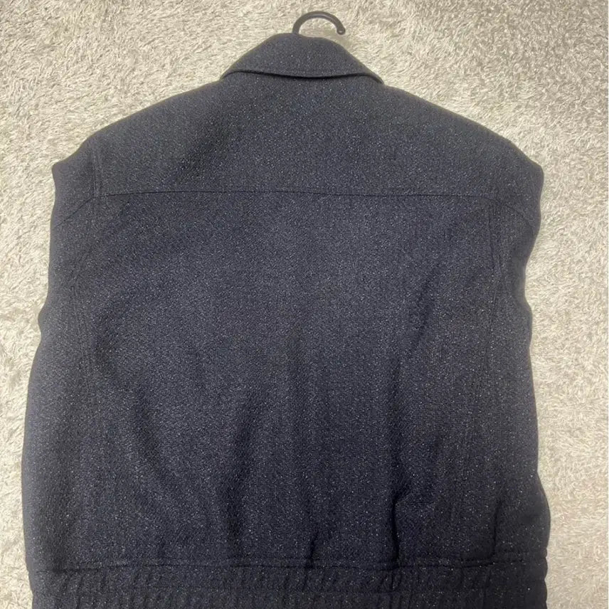 [BUNJANG] Elwood Fluid Tweed Blouson Jacket D Navy / [48] 엘무드 플루이드 트위드 블루종 자켓 D네이비