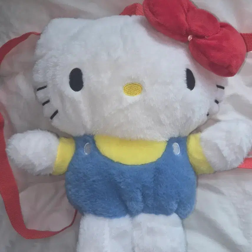 [BUNJANG] Hello Kitty Plush Backpack / 헬로키티 인형 백팩 가방