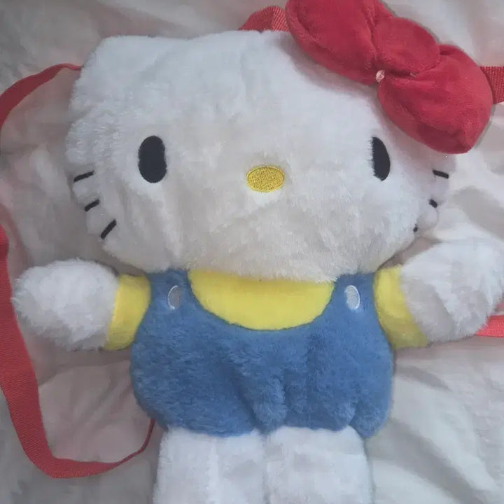 [BUNJANG] Hello Kitty Plush Backpack / 헬로키티 인형 백팩 가방