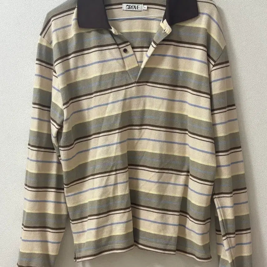 [BUNJANG] GROVE Stripe Shirt / 그로브 스토어 스트라이프 셔츠