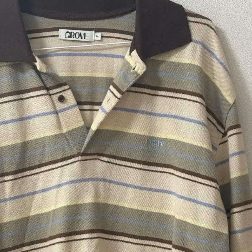 [BUNJANG] GROVE Stripe Shirt / 그로브 스토어 스트라이프 셔츠