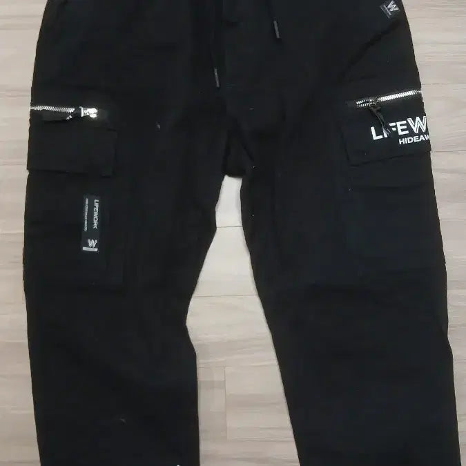 [BUNJANG] LifeWork Black Cargo Jogger Pants L / 라이프워크 블랙 바지 L사이즈