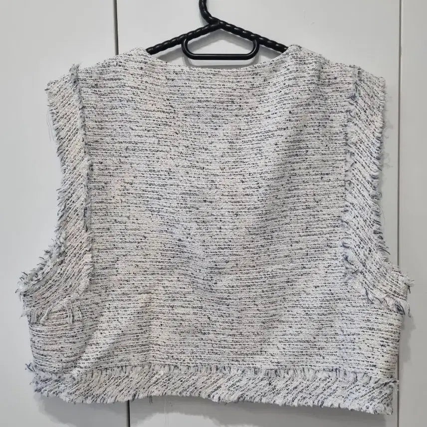 [BUNJANG] ZARA Tweed Crop Vest / 자라 크롭 트위드 베스트