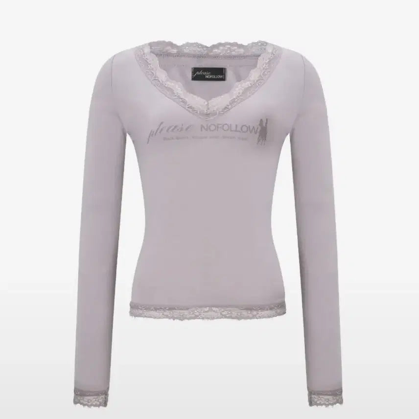 [SOLD OUT] (새상품,택O) 플리즈노팔로우 케인 레이스 롱슬리브 탑