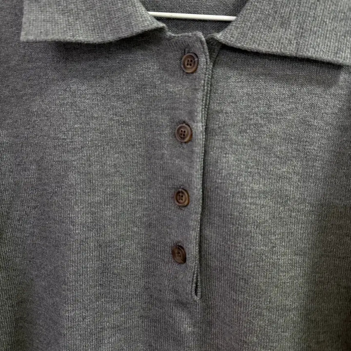 [BUNJANG] Zin Grey Long Sleeve Knit / 진그레이 긴팔 니트