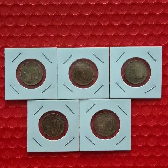 [BUNJANG] 1966-1970 10 Won Coin Bundle Set / 1966. 67.68.69.70년 일괄판매