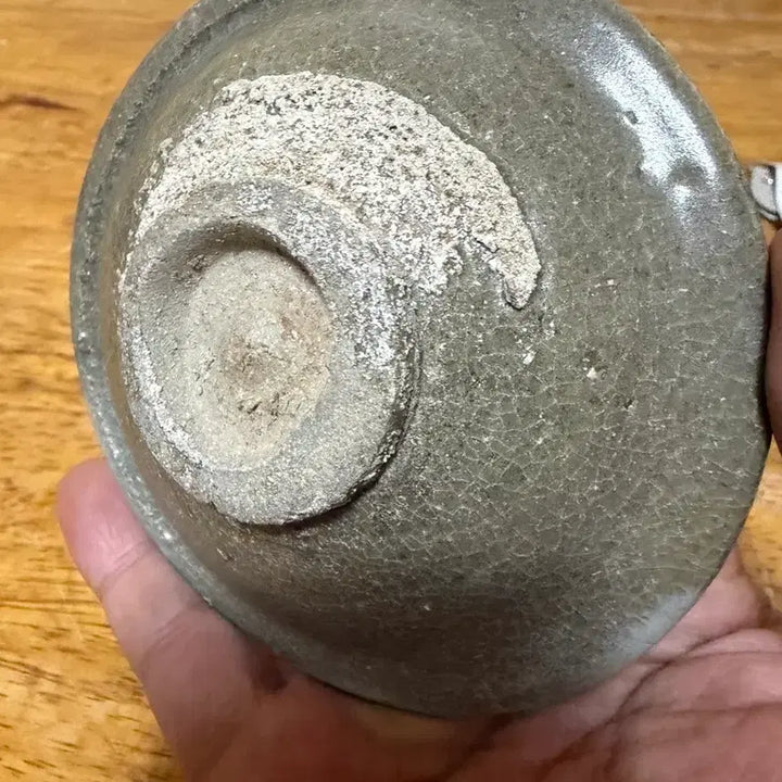 [BUNJANG] Authentic Wonjo Era Celadon Tea Cup Stand / 진품 원조시대 청자잔대
