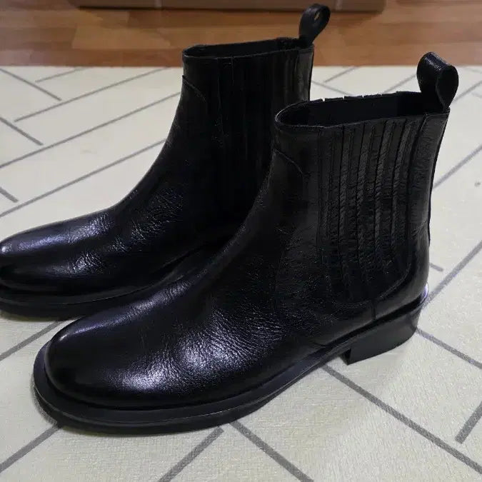 [SOLD OUT] 마이크로데이 디스크 블랙부츠(첼시부츠) 265