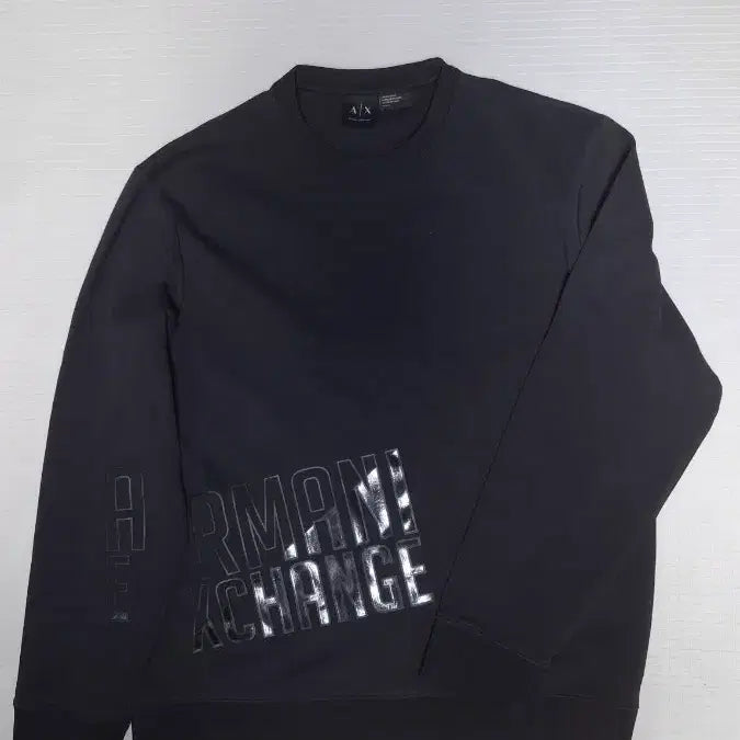 [BUNJANG] Armani Exchange Glossy Logo Sweatshirt (L/G) / (매장판 새상품) 아르마니 익스체인지 유광로고 스웻셔츠 100~105