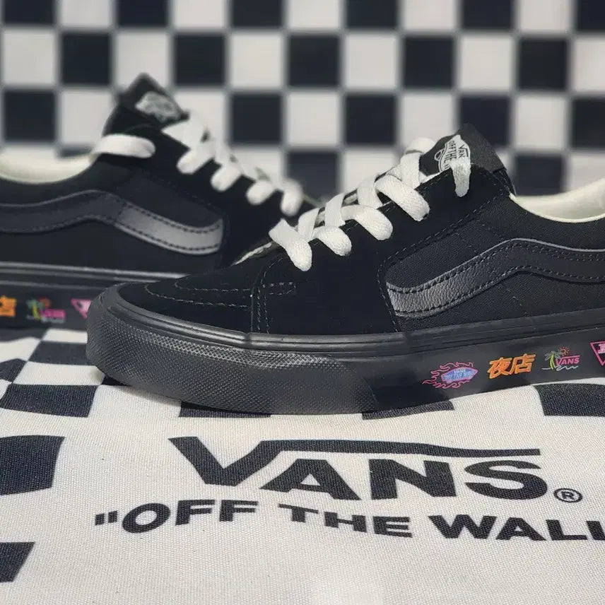 [BUNJANG] Vans Skate Low Black Sneakers / 반스 마켓 스케이트 로우 블랙 230mm