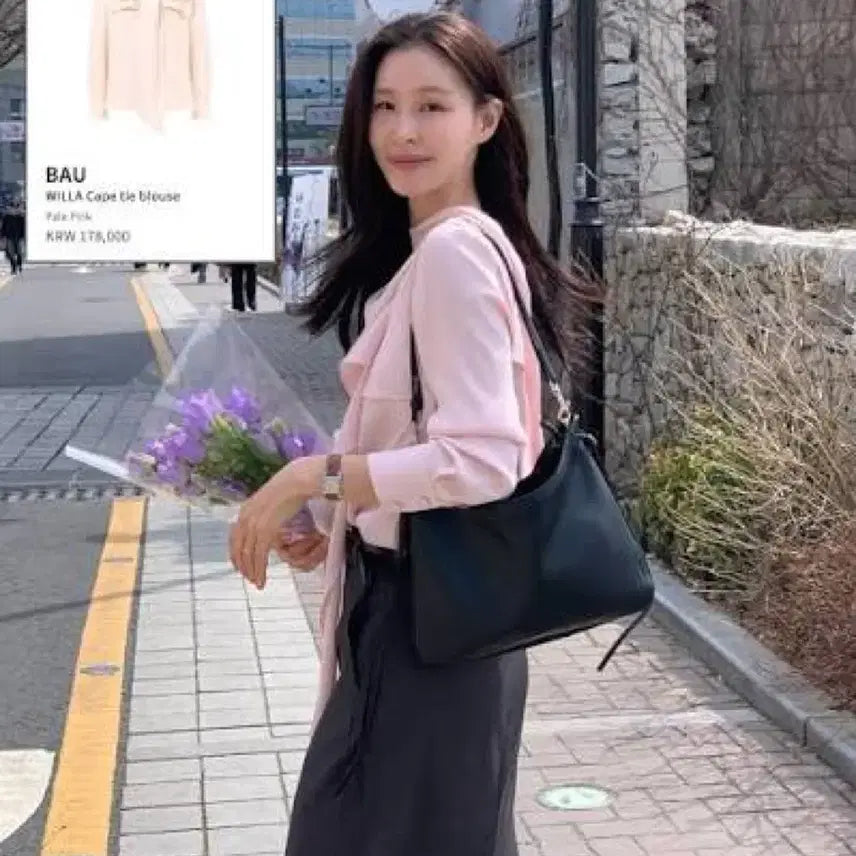 [BUNJANG] Bride And You Willa Cape Tie Blouse / 브라이드앤유 willa cape tie blouse 새상품