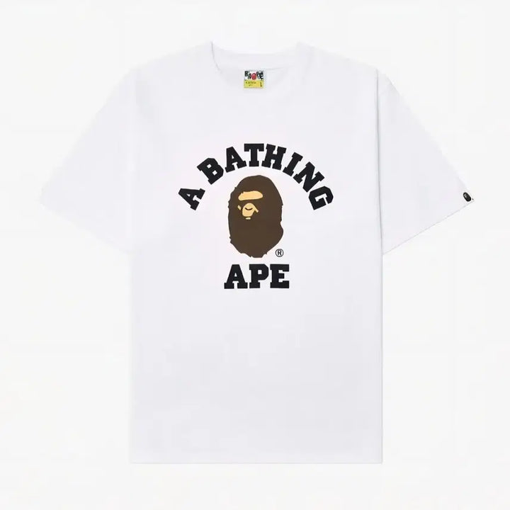 [BUNJANG] BAPE College Logo T-Shirt (New) / <무료배송>베이프 컬리지 로고 반팔티 (새상품)