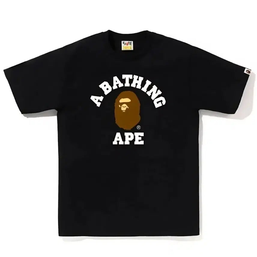 [BUNJANG] BAPE College Logo T-Shirt (New) / <특가>베이프 컬리지 로고 반팔티(새상품)