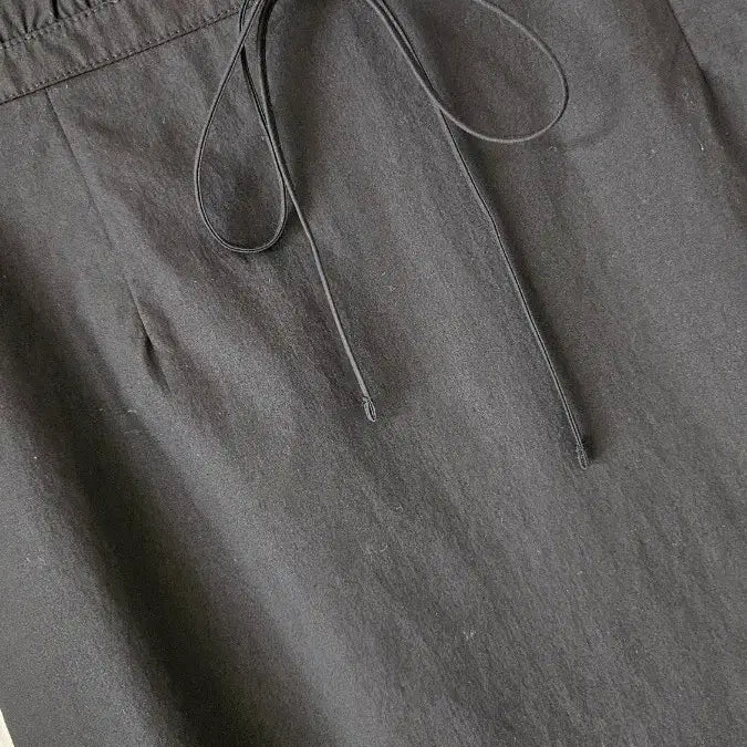 [BUNJANG] High-Quality Summer Long Skirt / S고퀄 바스락 롱스커트 여름 블랙
