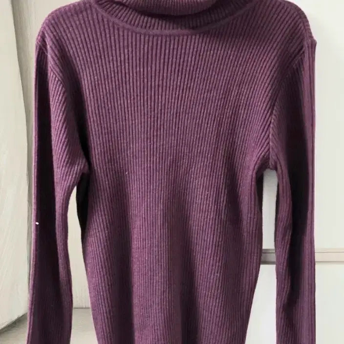 [BUNJANG] Purple Turtleneck Women&