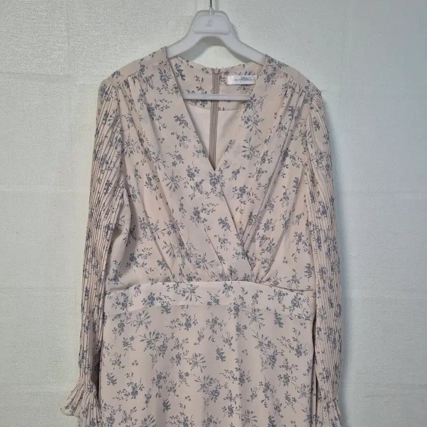 [BUNJANG] RIRIN&amp;CO Floral Pattern Long Dress / RIRIN&amp;CO 플라워 패턴 롱 원피스