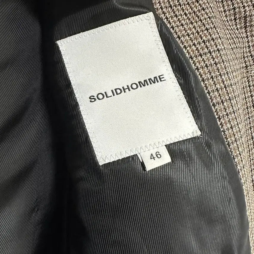 [BUNJANG] Solid Homme Check Pattern Jacket / 솔리드옴므 체크자켓(46)