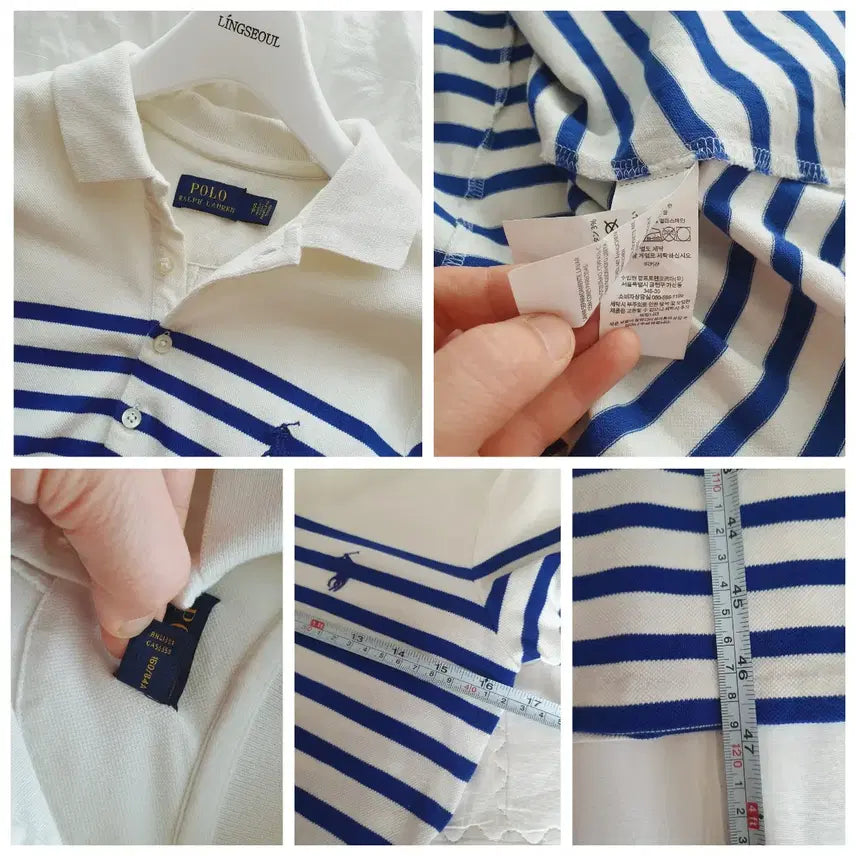 [SOLD OUT] 폴로 랄프로렌 여성 핏 앤 플레어 메시 폴로 셔츠드레스