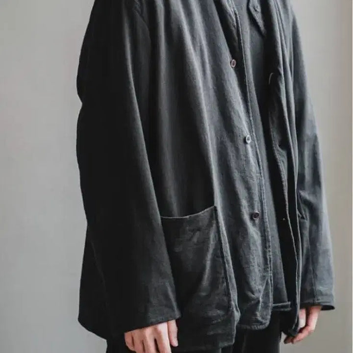 [SOLD OUT] [2] 코모리 코튼저지 스탠드 카라 자켓
