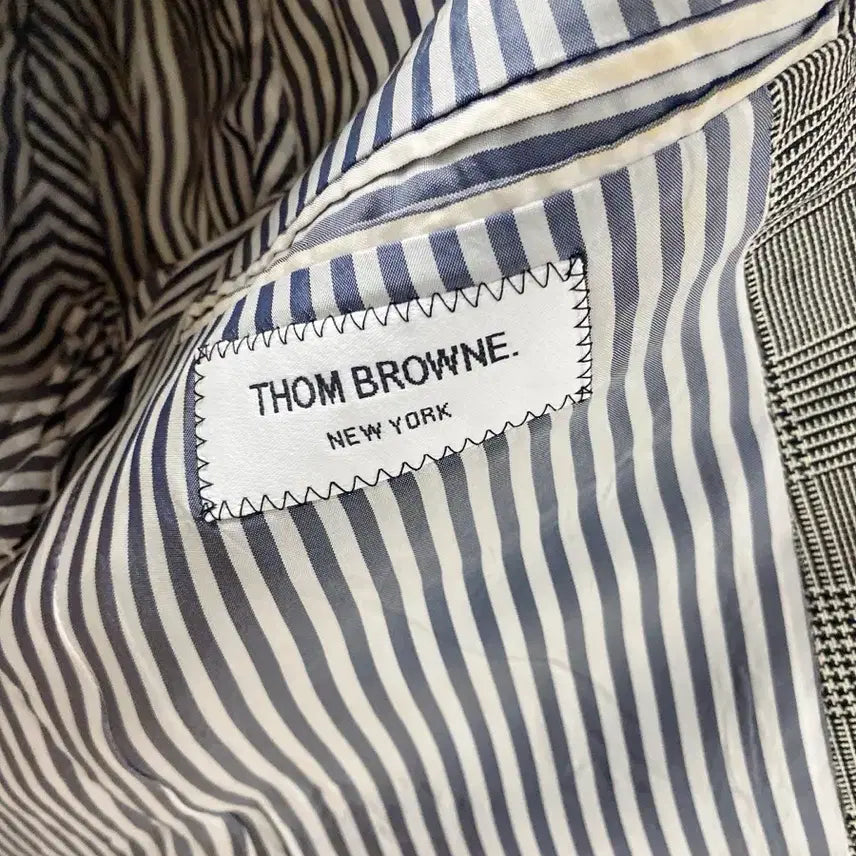 [BUNJANG] Thom Browne Tricolor Stripe Check Blazer / 톰브라운 삼선 체크 블레이저