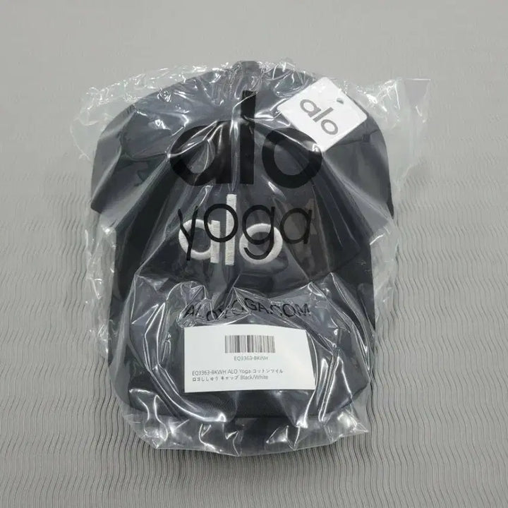 [BUNJANG] ALO Baseball Cap Black/White / ALO 볼캡 모자 블랙/화이트