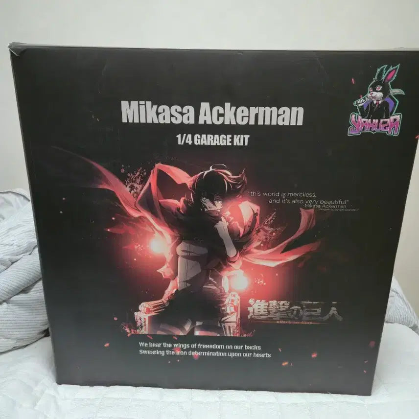 [BUNJANG] Yakuza Studio Mikasa Ackerman 1/4 Scale Resin Statue / Yakuza 진격의 거인 미카사 레진 피규어 1/4 팝니다.