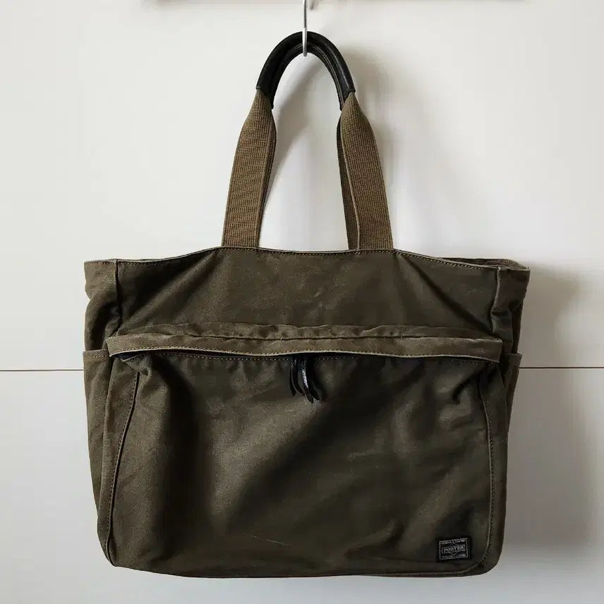 [BUNJANG] Porter Beat Canvas Tote Bag / 요시다 포터 Porter Beat 토트백 숄더백 카키