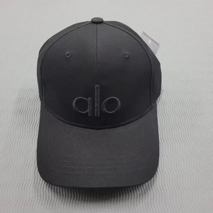 [BUNJANG] ALO Black Cotton Ball Cap Hat / ALO 블랙 코튼 볼캡 모자