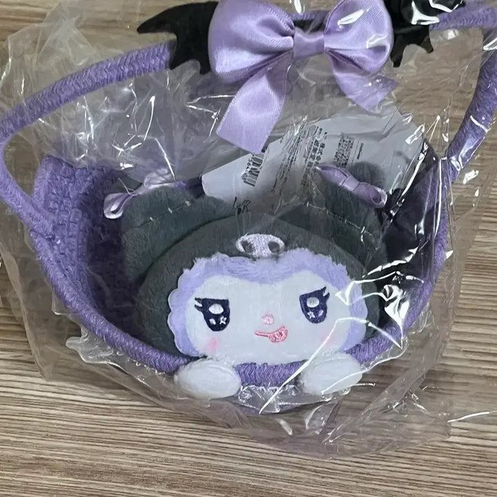 [BUNJANG] Sanrio Show By Rock!! Kuromi Angel/Devil Basket Storage Box / 산리오 쇼비도 천사악마 쿠로미 바스켓 바구니 소품함