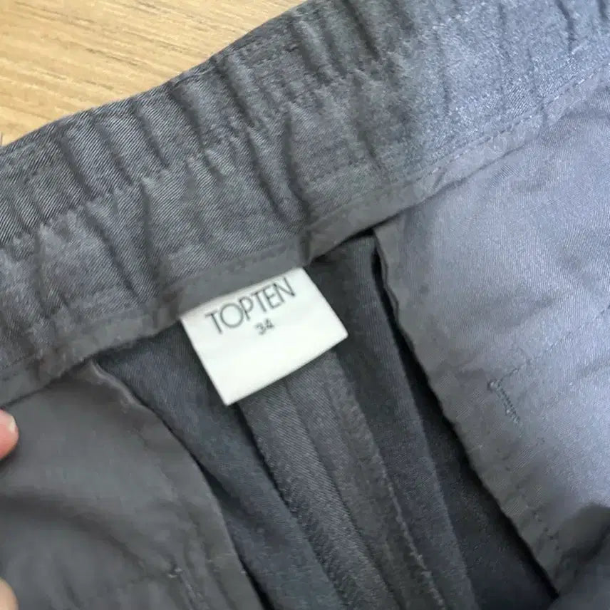 [BUNJANG] TOPTEN Wide Slacks Charcoal 34 / 탑텐 와이드 슬랙스 34