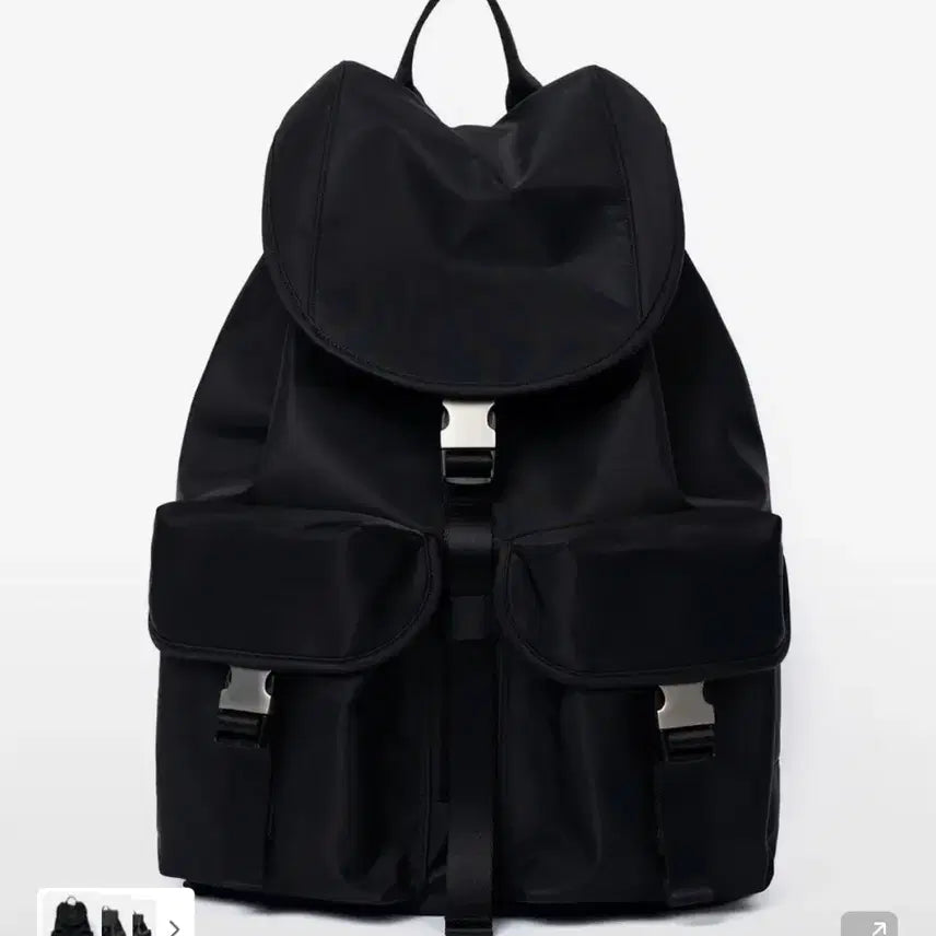 [BUNJANG] HA ARCHIVE 2-Pocket Nylon Cargo Backpack / 하 아카이브 백팩