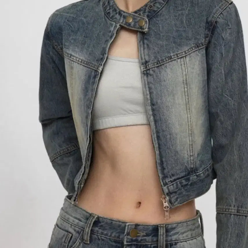 [BUNJANG] Blackup Denim Jacket M / 블랙업 클레븐 데님 자켓 m
