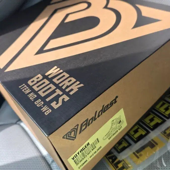 [BUNJANG] Boldest Voyager 521 Work Boots - Smoke Black / 볼디스트 보이저 521 워크부츠 270mm 스모크블랙볼디스트 보이저