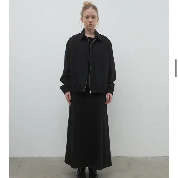 [BUNJANG] Nothing Everthing Blouson Jacket Black / 낫띵에브리띵 블루종 자켓 블랙