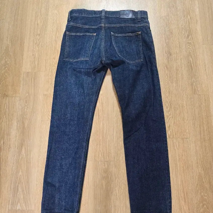 [SOLD OUT] (32, 인디고) 유니클로 질샌더 셀비지 데님팬츠  슬림핏 스트레이트 진