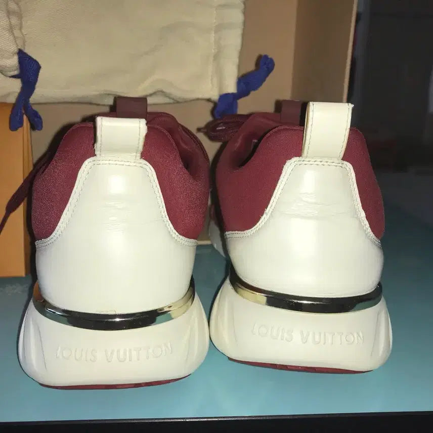[BUNJANG] Louis Vuitton Aftergame Bordeaux Monogram Leather Sneakers / 루이비통 여성 스니커즈