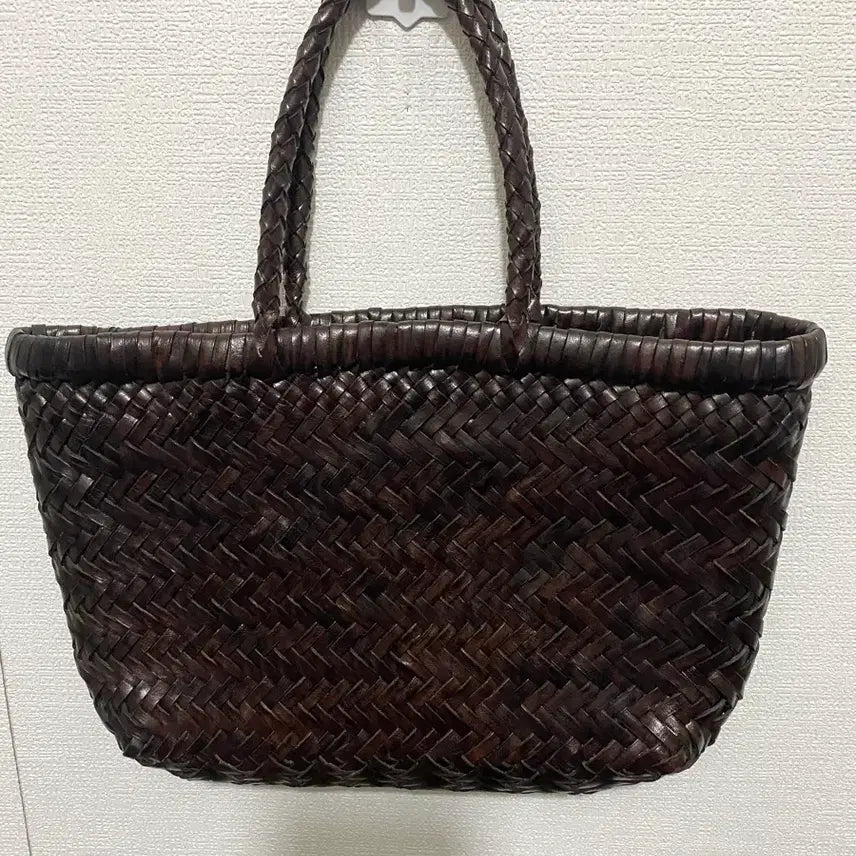 [BUNJANG] Dragon Diffusion Small Tote Bag Dark Brown / 드래곤 디퓨전 스몰 토트백 다크브라운
