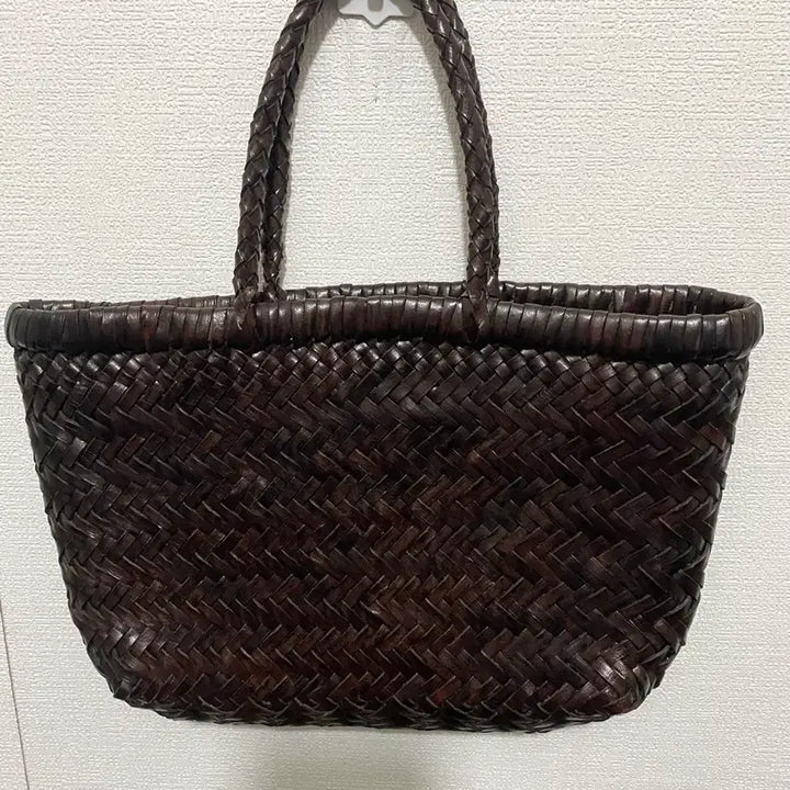 [BUNJANG] Dragon Diffusion Small Tote Bag Dark Brown / 드래곤 디퓨전 스몰 토트백 다크브라운