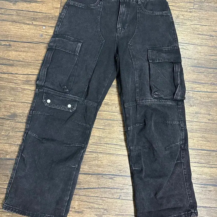 [BUNJANG] Cargo Denim Pants (Size L) / 잘생긴카고 데님 팬츠 실측사이즈L